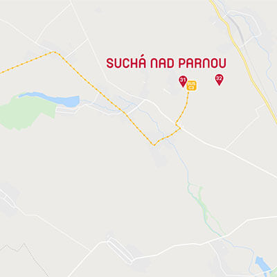 Mapa CHMK 2024 Modra-Suchá nad Parnou