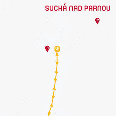 Mapa CHMK 2024 Suchá nad Parnou